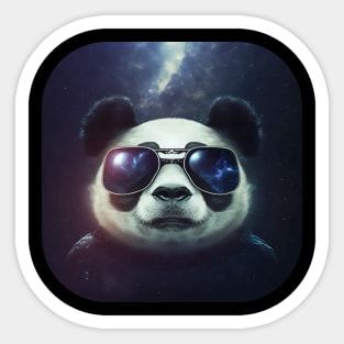 Cool Panda wearing Sunglasses Sticker